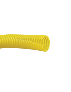Tubo Corrugado Abierto para Protección de Cables, 1.50in (38.1 mm) de Diámetro, 3.1 m de Largo, Color Amarillo