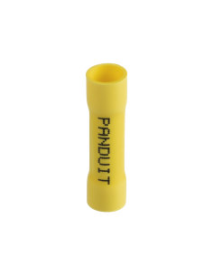 Conector de Empalme a Tope, Para Cables de 12 a 10 AWG, De Vinilo Aislado, Color Amarillo, Paquete de 25 Piezas