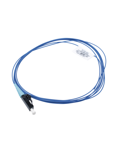 Pigtail de Fibra Óptica LC Simplex, Multimodo OM4 50/125, 900um, Color Aqua, 1 Metro