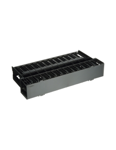 Organizador de Cables Horizontal NetManager, Doble (Frontal y Posterior), Para Rack de 19in, 2UR