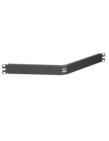 Tapa Ciega Para Rack Estándar de 19in, Angulado, de Acero, 1UR, Color Negro