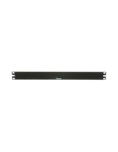 Tapa Ciega Para Rack Estándar de 19in, Plano, de Acero, 1UR, Color Negro 2