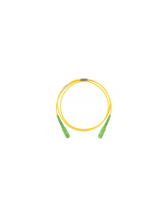 Jumper de Fibra Optica Monomodo 9/125 OS2, SC/APC-SC/APC Simplex, OFNR (Riser), Color Amarillo, 5 Metros 2