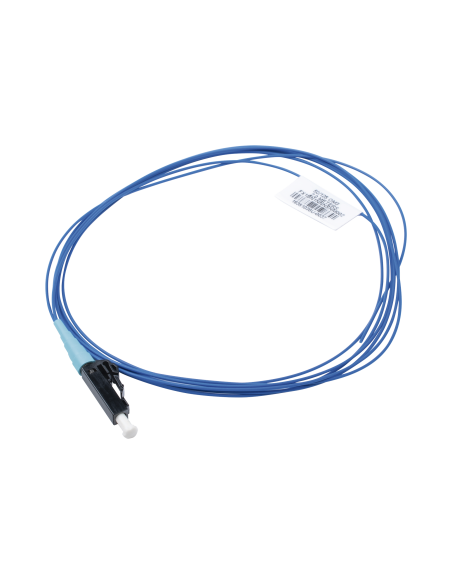 Pigtail de Fibra Óptica LC Simplex, Multimodo OM4 50/125, 900um, Color Aqua, 1 Metro