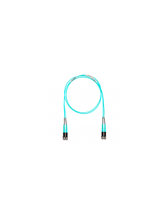 Jumper de Fibra Óptica Multimodo 50/125 OM4, SC-SC Duplex, OFNR (Riser), Color Aqua, 3 Metros 2