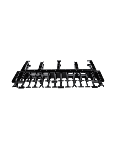 Organizador de Cables Horizontal NetManager de Alta Densidad, Doble (Frontal y Posterior), Para Rack de 19in, 1UR