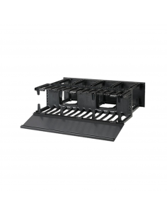 Organizador de Cables Horizontal NetManager, Doble (Frontal y Posterior), Para Rack de 19in, 3UR