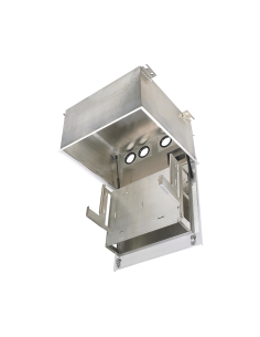 Gabinete PanZone Premium, de Montaje en Techo, Con 2 UR Para Equipo Activo y 6 UR Para Paneles de Parcheo, Fabricado en Acero