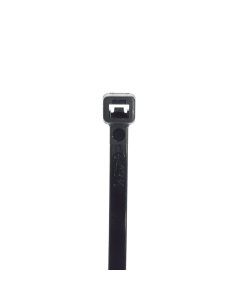 Cincho de Nylon 6.6 StrongHoldâ¢, 188mm largo x 4.8mm ancho, Color Negro, Exterior Resistente a Rayos UV, Paquete de 1000pz