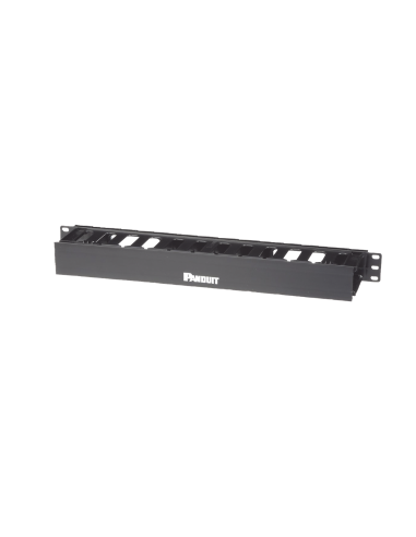 Organizador de Cables Horizontal PatchLink, Sencillo (Solo Frontal), Para Rack de 19in, 1UR