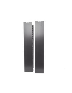 Organizador Vertical NetRunner, Doble (Frontal y Posterior), para Rack Abierto de 45 Unidades, 6.7in de Ancho, Color Negro