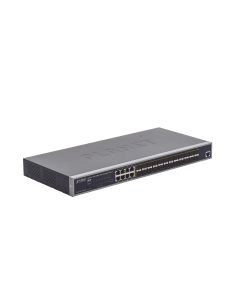 Switch Administrable Capa 2 con Fuente de Alimentación Redundante, 24 Puertos SFP Gigabit 100/1000X, 8 Puertos Combo RJ45 Gig