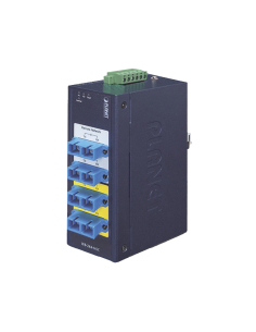 Switch Industrial Bypass de Fibra Optica Multimodo con Conector SC de 2 Canales