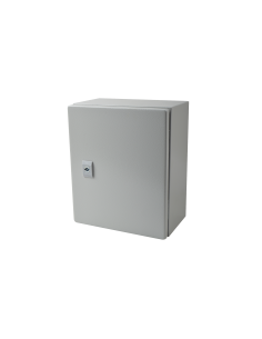 Gabinete de Acero IP66 Uso en Intemperie (250 x 300 x 150 mm) con Placa Trasera Interior Metálica y Compuerta Inferior Atorni