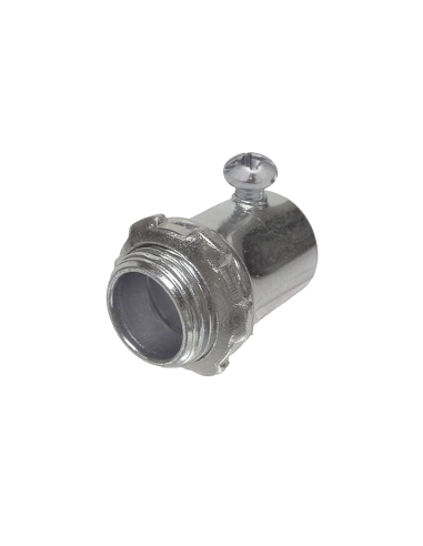 Conector de 1 1/2" (38 mm) para Pared Delgada con Tornillo.