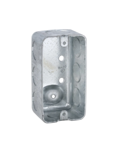 Caja (Chalupa) 4x2"/ Profundidad 1-7/8" / 7 Entradas de 1/2" y 1 de 3/4".