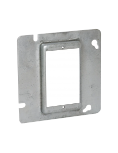 Sobretapa Cuadrada Galvanizada de 4 11-16", realce de 1/2".