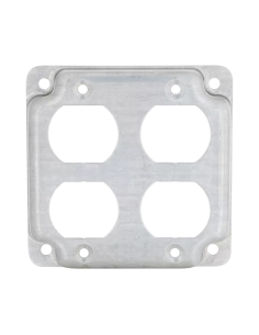 Cubierta de 4" para 2 Contactos Dúplex.
