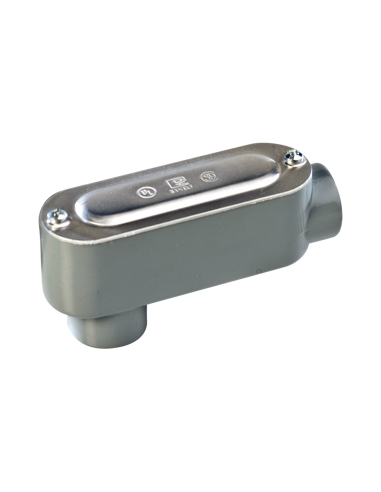 Caja Condulet tipo LB de 1" (25.4 mm) Incluye tapa y tornillos.
