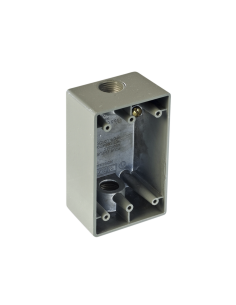 Caja Condulet FS de 1" ( 25.4 mm) con dos bocas a prueba de intemperie.