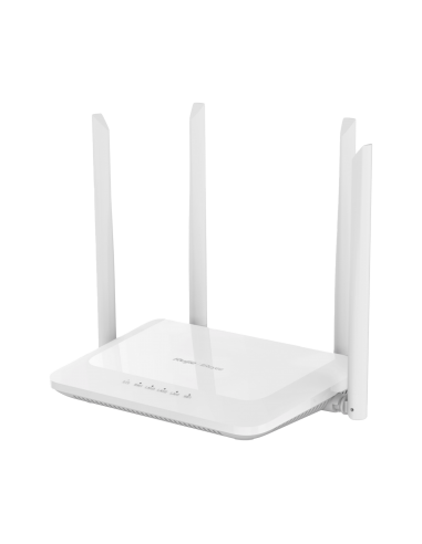 Home Router Inalámbrico Wi-Fi 5 Doble Banda, 1 Puerto Wan 10/100 y 3 Puertos Lan 10/100 Hasta 1,200 Mbps