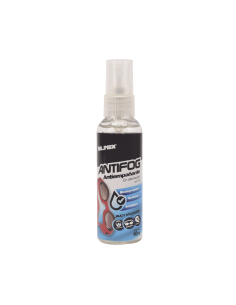 Antiempañante, ideal para eliminar problemas de empañamiento en googlees, mascaras, cascos, lentes, bote 60 ml