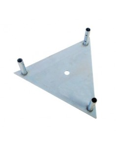Base Triangular para Tramo STZ45 Galvanizado Electrolítico.