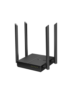 Router Inalámbrico AC 1200 / Doble Banda MU-MIMO / 1 puerto WAN 10/100/1000 Mbps / 4 puertos LAN 10/100/1000 Mbps / Compatibl