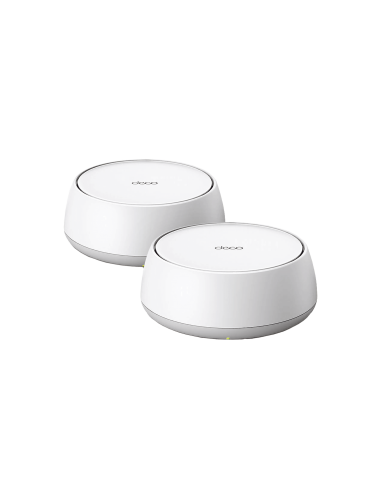 KIT 2 Routers Inalámbrico MESH Interior para Hogar / Doble Banda Wi-Fi 7 BE3600 Mbps / 2 Puerto 2.5 Gigabit WAN/LAN / 4 Anten