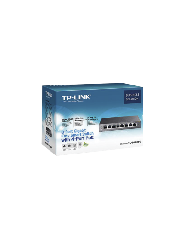 Easy Smart Switch PoE JetStream , 8 puertos 10/100/1000 Mbps 55 W