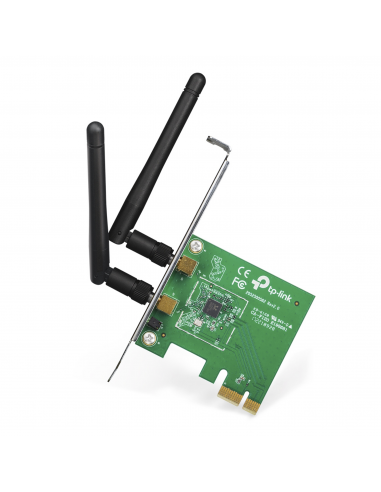 Adaptador Inalámbrico PCI Express N de 300Mbps / Tecnología MIMO / Cifrado WPA/WPA2 / Compatible con Windows