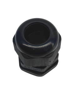 Conector Plástico Negro Tipo Glándula para Rosca NPT 3/4"