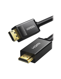 Cable DP Macho a HDMI Macho / Longitud 1.50 m / Soporta 4K@30Hz / Soporta 3D / Cobre Estañado 28AWG / Blindaje interno múltip