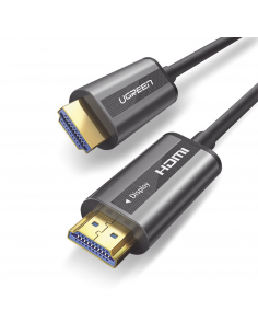 Cable HDMI de 30 Metros por Fibra Óptica 4K@60Hz Fibra de 4 núcleos + Cobre estañado de 7 núcleos Compatible con HDMI 2.0 Alt