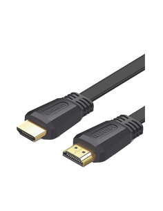 Cable HDMI 2.0 Plano de 3 m / 4K@60Hz / HDR / 3D / HEC (Canal Ethernet HDMI) / ARC (Canal de Retorno de Audio) / Color Profun