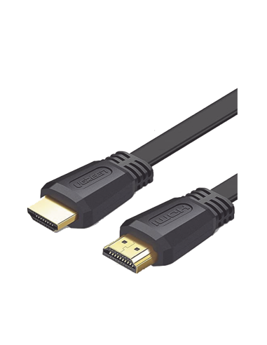 Cable HDMI 2.0 Plano de 3 m / 4K@60Hz / HDR / 3D / HEC (Canal Ethernet HDMI) / ARC (Canal de Retorno de Audio) / Color Profun