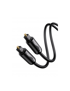 Cable Óptico Toslink (S/PDIF) de Alta Calidad para Audio Digital / 3 Metros / Tapa de Proteccion / Dolby 7.1 Canales / Diseño