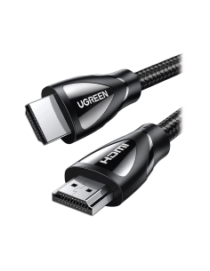 Cable HDMI 2.1 de Nylon Trenzado / 5 Metros / 8K@60Hz/4K@120Hz / eARC (Canal de Retorno de Audio / HDR10+ / VVR / HEC (Canal