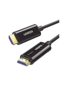 Cable HDMI de 30 Metros por Fibra Óptica 8K@60Hz / Fibra de 4 núcleos + Cobre estañado de 7 núcleos / Compatible con HDMI 2.1
