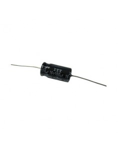 Capacitor Electrolitico de 100 mF a 16 Vcc.