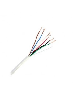 Bobina de 305 Metros / 6 x 22 AWG / Cable de Cobre / Tipo CMR / Para Interior / Para Aplicaciones de Control de Accesos / Ala