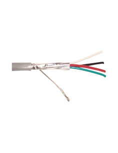 Cable 4 x 18 AWG / Blindado / 305 Metros / Riser / UL / Color Gris / Hecho en México