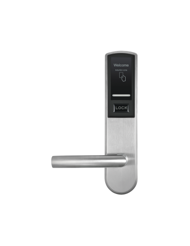 Cerradura IZQUIERDA para hoteles con lectura de tarjetas MIFARE