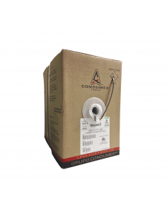 Caja de 1000 ft ( 305 m ) / 4 X 24 AWG / Cable TELEFÓNICO EK-TEL-CMR / Uso Interior