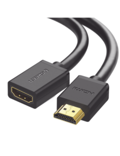 Cable extensor HDMI de 1 M / 4K@60Hz / 3D / HDR /  Macho a Hembra / Núcleo de cobre estañado / Transmisión estable.