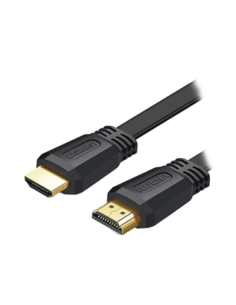 Cable HDMI 2.0 Plano de 5 m / 4K@60Hz / HDR / 3D / HEC (Canal Ethernet HDMI) / ARC (Canal de Retorno de Audio) / Color Profundo de 48 bits / Audio de 32 canales / HDCP /Audio Dolby True HD 7.1 / 18 Gbps / Estañado y Triple Blindaje / Anti Interfere