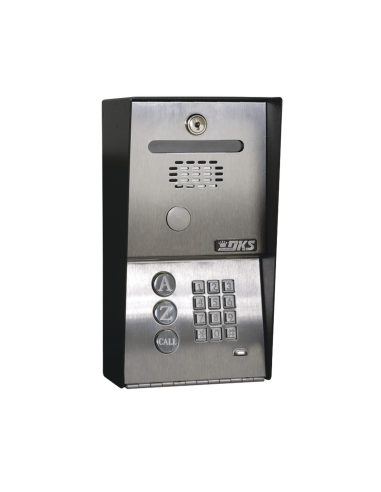 Audioportero Telefónico DKS Con Directorio / 100 Números Telefónicos / Control Para 2 Puertas / Gabinete Para Sobreponer / Ma