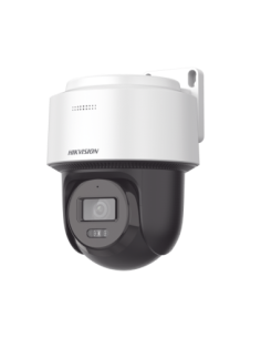 Domo PT IP 4 Megapixel / Lente 4 mm  / Dual Light (30 mts IR + 30 mts Luz Blanca) / ACUSENSE / Autoseguimiento en Humanos / PoE / IP66 / Micrófono y Bocina Integrado (Audio de Dos Vías) / Micro SD / Incluye Montaje de Pered o Techo