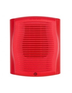 Bocina para Montaje en Pared, Color Rojo