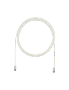 Cable de Parcheo UTP Cat6A, CM/LSZH, Diámetro Reducido (28AWG), Color Blanco Mate, 4ft